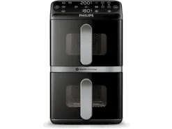 Philips Ovi Stacked Dual Basket NA461/00 Czarno-srebrny