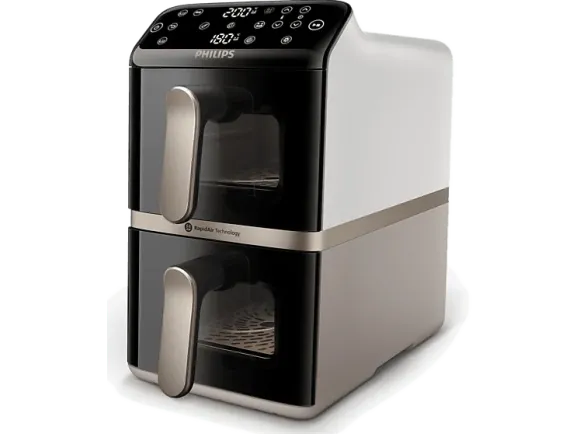Philips Ovi Stacked Dual Basket Airfryer NA462/80
