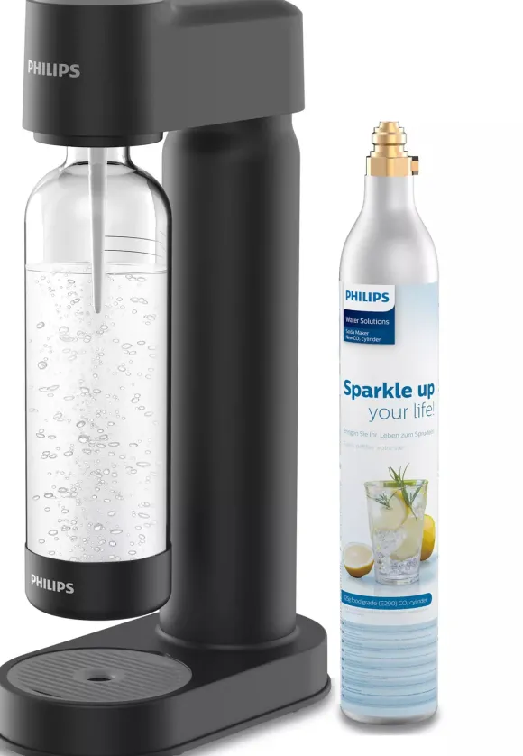 Philips Saturator do wody gazowanej GoZero Lite Soda Maker ADD4901BK/10 czarny ADD4901BK/10