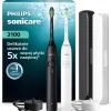 Philips Sonicare Szczoteczka soniczna HX4072/73 biała + czarna (dwupak)