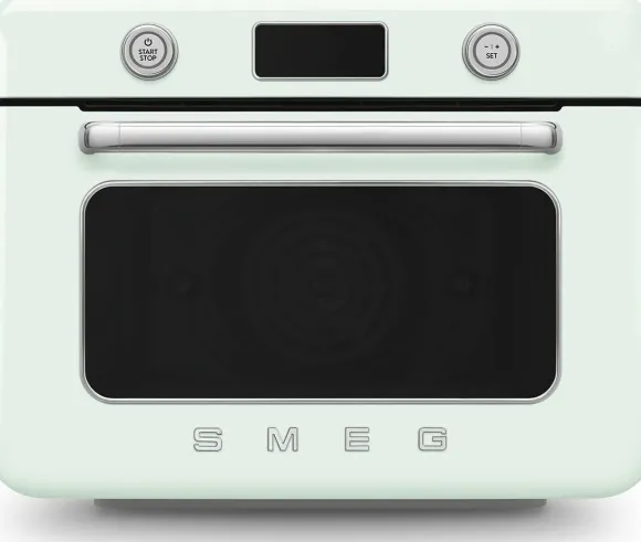 Piekarnik nablatowy z funkcją pary SMEG COF01PGEU pastelowa zieleń linia 50's STYLE