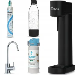 PushAir saturator nabój butelka + Flow Comfort DC10 bateria Alto Chrom