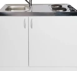 Pyramis Minikuchnia 5w1 MK 100x60 pełna zabudowa komora zlewu LEWA lodówka płyta zlew szafka