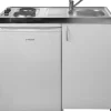 Pyramis Minikuchnia 5w1 PYRAMIS MK 100x60 komora PRAWA lodówka, płyta, zlew, szafka + GRATIS bateria CHROM