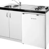 Pyramis Minikuchnia 5w1 PYRAMIS MK 120x60 komora LEWA lodówka, płyta, zlew, szafka + GRATIS bateria CHROM