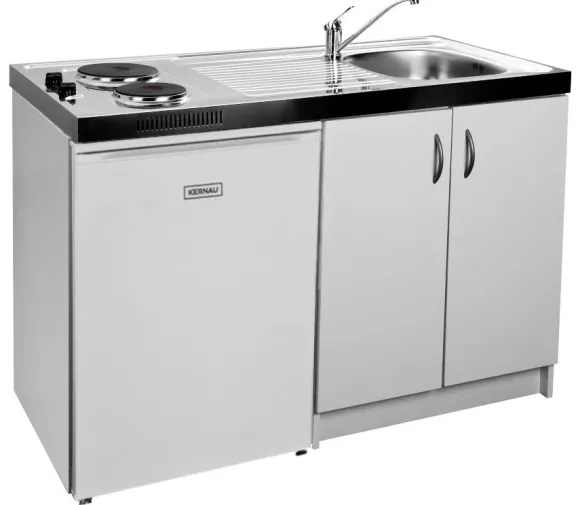 Pyramis MK 120x60 komora PRAWA (szafka + zlewozmywak + płyta grzejna + chłodziarka)