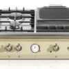 Płyta gazowa do zabudowy Płyta ceramiczno-gazowa LOFRA Range Top Dolcevita 120 AVORIO TRBI126/4BC/Bronze