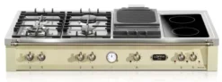 Płyta gazowa do zabudowy Płyta ceramiczno-gazowa LOFRA Range Top Dolcevita 120 AVORIO TRBI126/4BC/Bronze