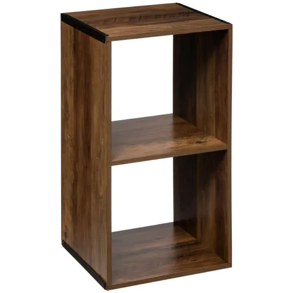 Regał modułowy z 2 półkami MDF 167861