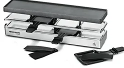 Rommelsbacher raclette-grill,, srebrny, 4-osobowy, srebro RC 800