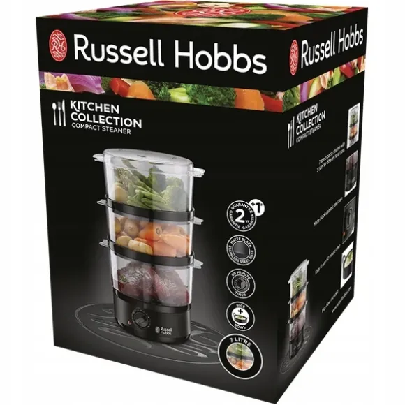Russell Hobbs 26530-56 Kompaktowy parowar Matte Black