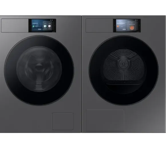 Samsung pralka Bespoke WF90F09C4SU4 9kg 1400obr/min + suszarka Bespoke DV90F09F4SU4 60cm 9kg Zdalne sterowanie