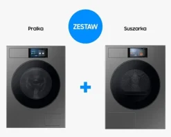 Samsung Zestaw Pralka Bespoke AI 9kg WF90F09C4SU4 + Suszarka Bespoke AI 9kg DV90F09F4SU4