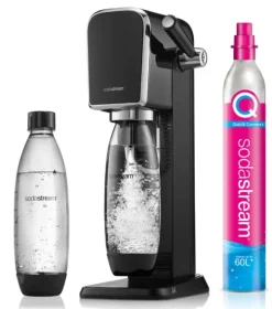 Saturator do wody gazowanej SodaStream Art - Czarny + książka