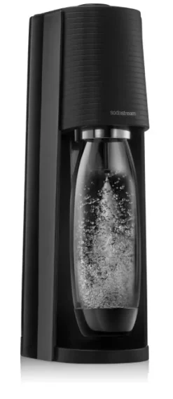 Saturator do wody gazowanej SodaStream Terra - Czarny + 2 butelki + książka