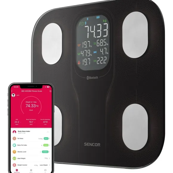 Sencor SBS 9002BK Wwaga osobowa