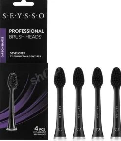 Seysso Carbon Professional Końcówki do szczoteczki sonicznej 4 sztuki