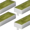 Siemens Siemens HZ9VRCR1, Cooker hood filter, White, Yellow, Siemens, 400 g, 95 mm, 150 mm