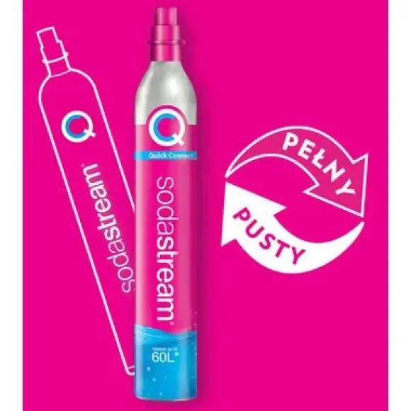 Sodastream Nabój CO2 Cylinder z gazem Różowy