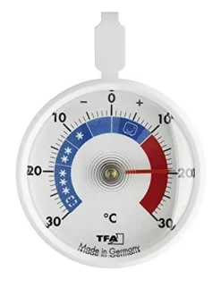 TFA Dostmann okrągła nastawić termostat Thermometer  14.4006