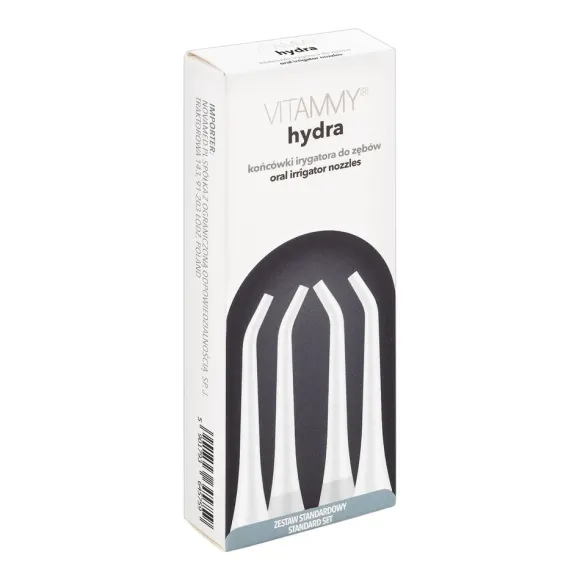 Vitammy Końcówki do irygatora HYDRA standardowe, białe 4 szt.