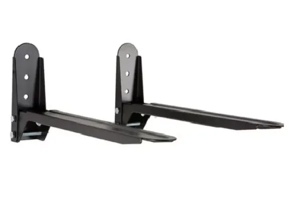 4World Uchwyt do kuchenki mikrofalowej ścienny udźwig 20kg - czarny 07536-BLK