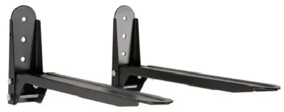 4World Uchwyt do kuchenki mikrofalowej ścienny udźwig 20kg - czarny 07536-BLK