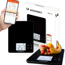 Wozinsky WIK-10 inteligentna z wyświetlaczem cyfrowym Bluetooth aplikacja Czarna