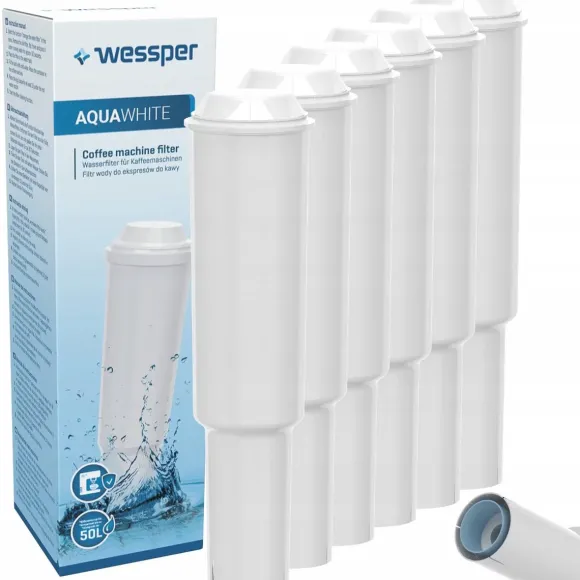 6x Filtr do JURA Impressa Z5 zamiennik WHITE