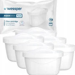 6X Filtr Wkład Wessper Aquamax Do Dzbanka Na Wodę