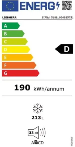 Zamrażarka do zabudowy Liebherr SIFNdi 5188 Peak NoFrost