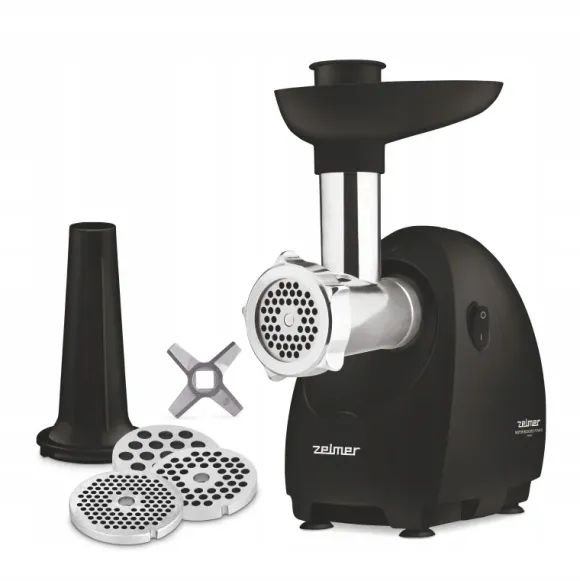Zelmer ZMM4085 B Maszynka 1900 W do mielenia mięsa Rozdrabniacz 3 sitka