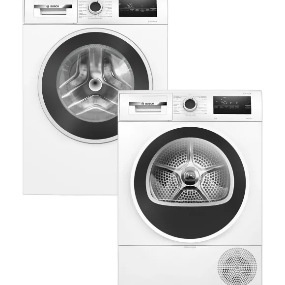 Zestaw AGD Bosch Serie 4 Pralka WAN2823GPL 8kg + Suszarka WTH8529GPL 8kg