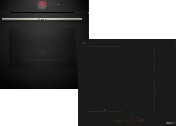 Zestaw AGD do zabudowy Bosch Piekarnik HBG7241B2 + Płyta indukcyjna PVS63KHC1E od 99 zł