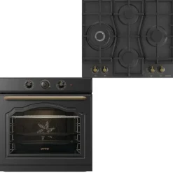 Zestaw AGD do zabudowy Gorenje Piekarnik BOS67371CLB + Płyta gazowa GW6D42CLB Retro 60cm