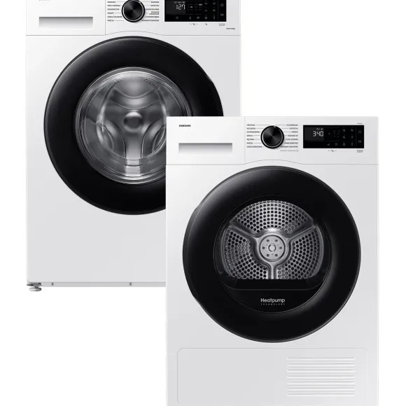 Zestaw AGD Samsung Pralka WW90CGC04DAE 9kg + Suszarka DV90DG52A0AEEO 9kg