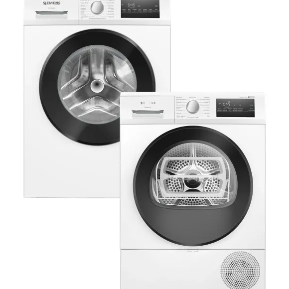 Zestaw AGD Siemens iQ300 Pralka WM14N257PL 9kg + Suszarka WT45HV99PL 8kg