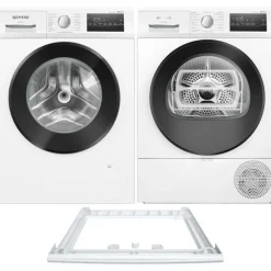 Zestaw AGD Siemens iQ300 Pralka WM14N257PL 9kg + Suszarka WT45HV99PL 8kg + Łącznik WZ27410