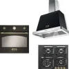 Zestaw Built-in LOFRA DOLCEVITA 60 NERO MATT HRNM6G0 + FRNM69EE + HOOD 600/C