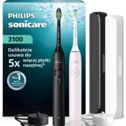 Zestaw szczoteczek sonicznych PHILIPS Sonicare 3100 HX4072/42 (2 szt.)